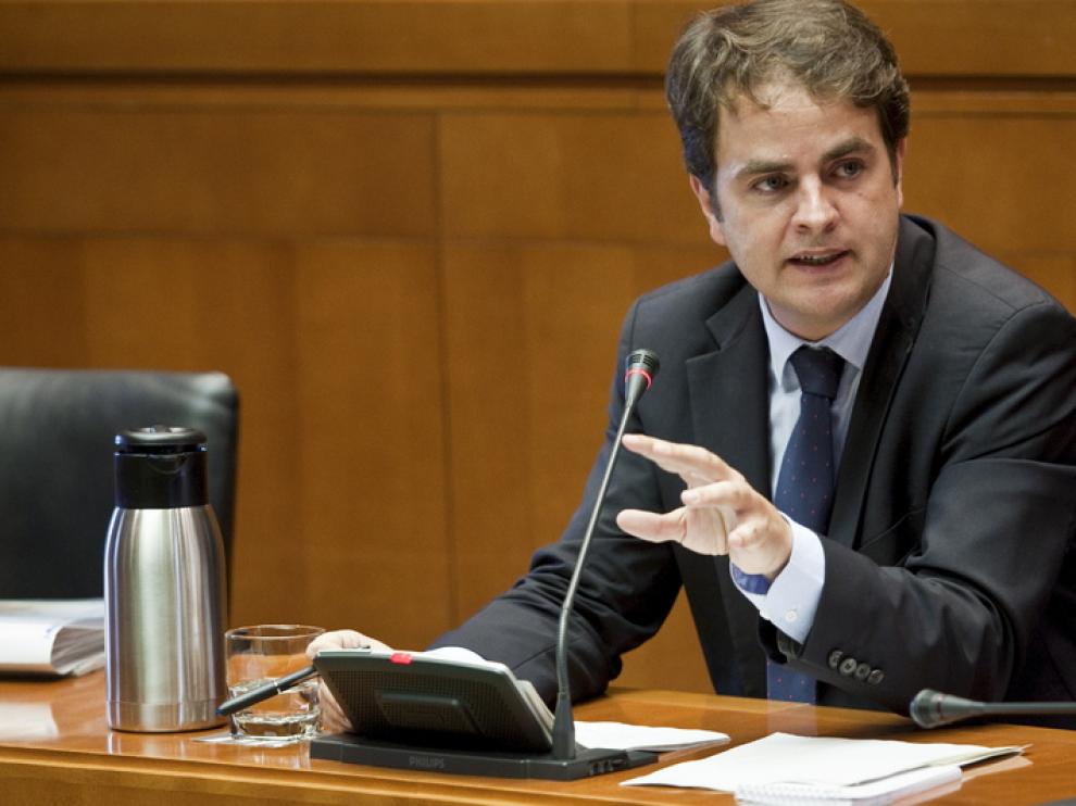 Bermúdez de Castro durante su comparecencia en las Cortes