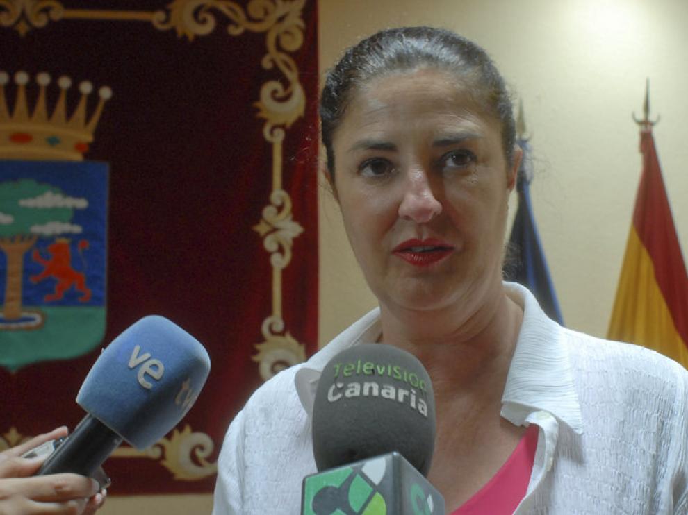 La Presidenta del Cabildo de El Hierro, Belén Allende