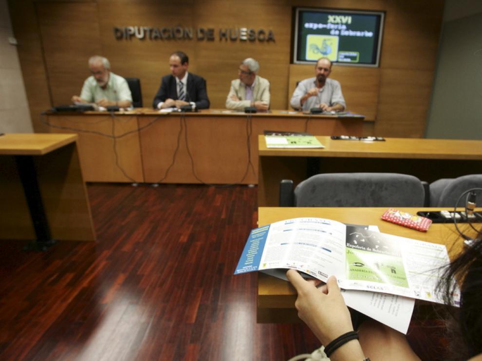 La presentación de la Expoferia tuvo lugar ayer con la presencia de los organizadores del acto.