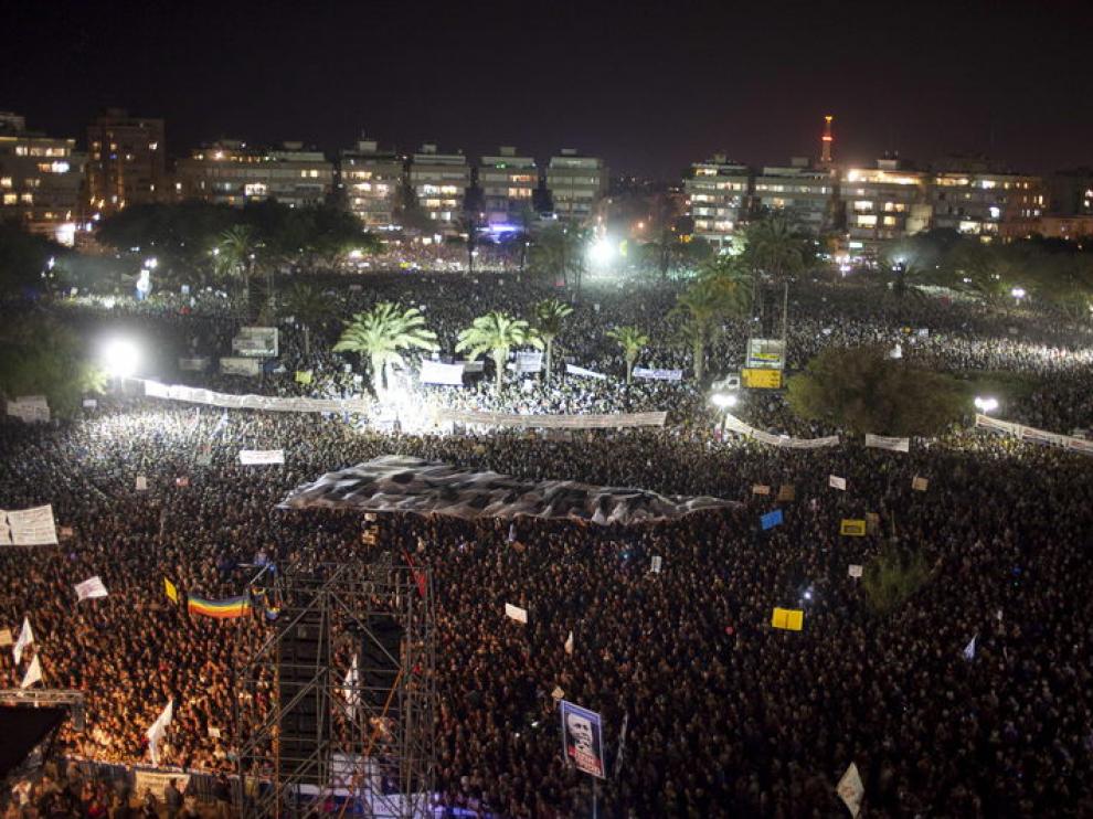 Imagen de la masiva manifestación