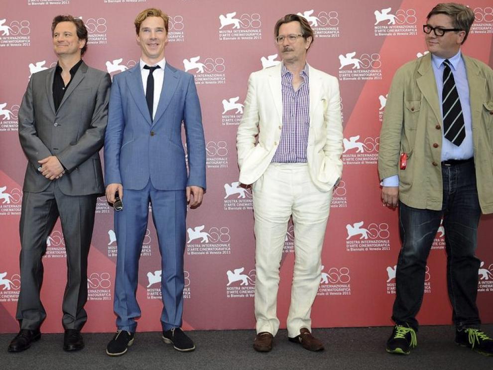 Alfredsson, con Oldman, Firth y Cumberbatch