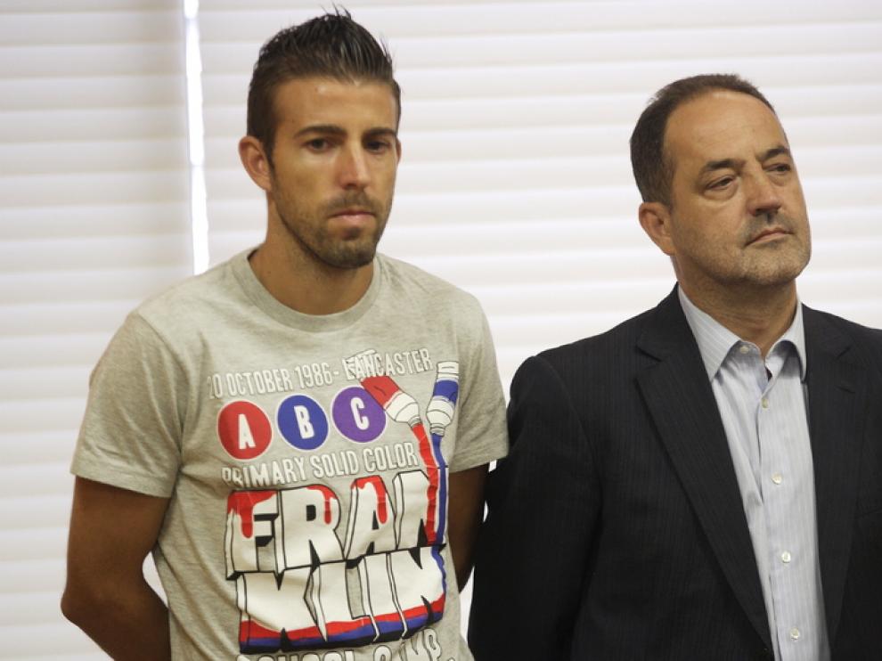 Luis García, junto a Agapito Iglesias