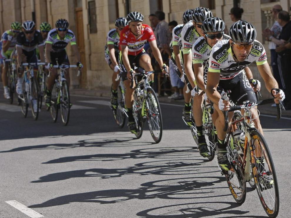 Imagen del pelotón de la carrera