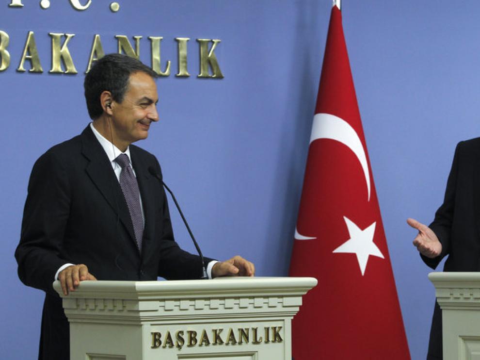 José Luis Rodríguez Zapatero, en Ankara