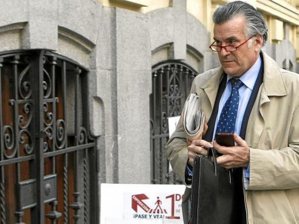 Bárcenas, en abril del año pasado cuando renunció a su escaño en el Senado por el caso Gürtel.