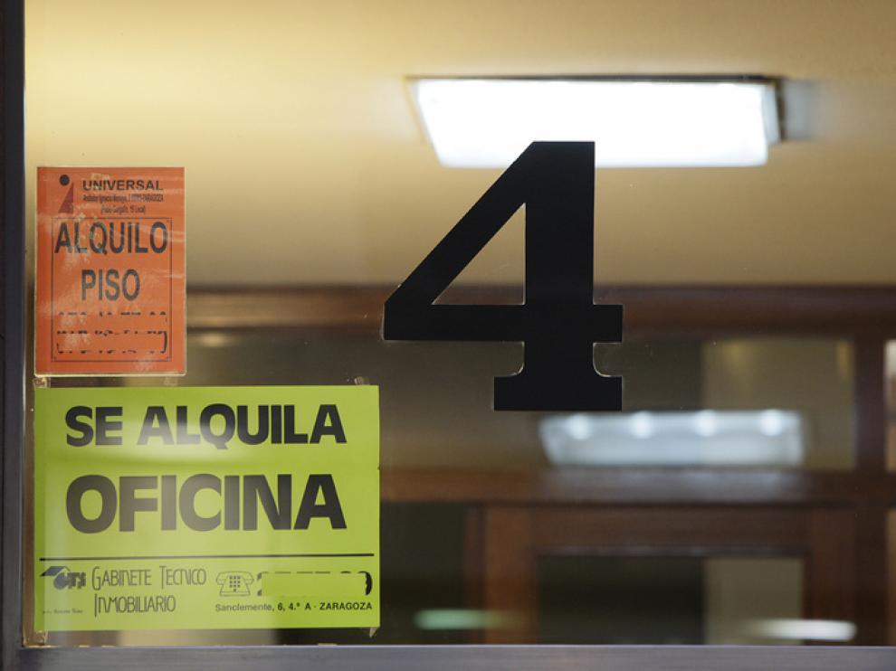 Oficinas vacías en Zaragoza