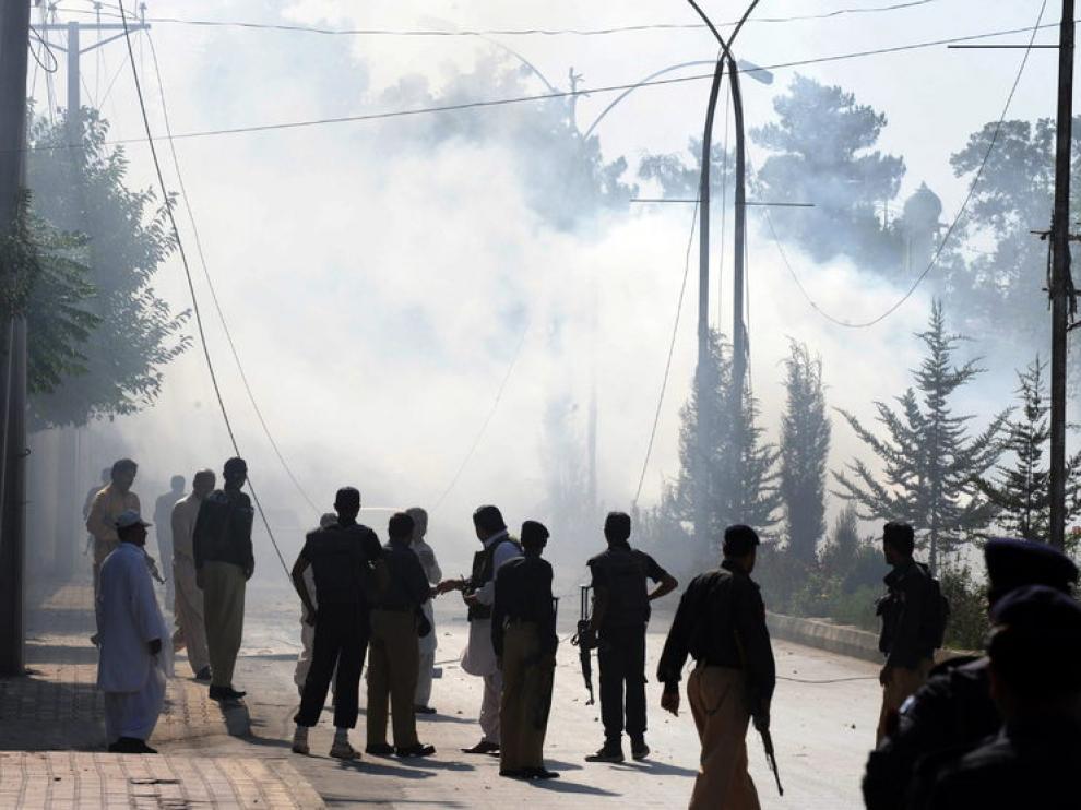 Imágenes del atentado doble en Quetta