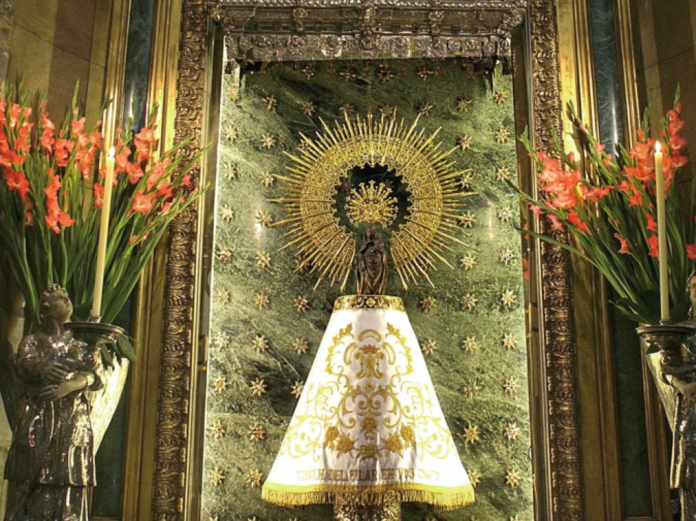 Imagen de la Virgen del Pilar