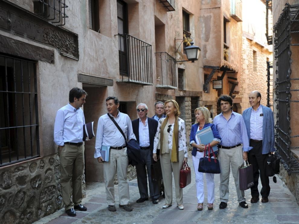 El equipo de Gobierno, en Albarracín