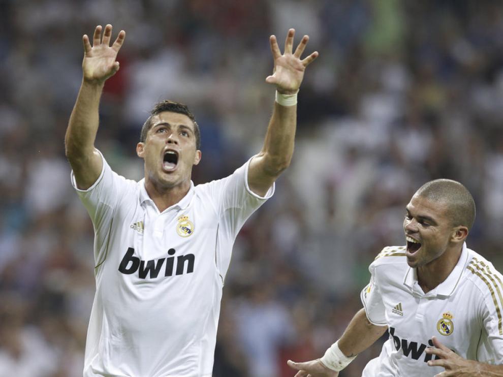 Ronaldo celebra su gol