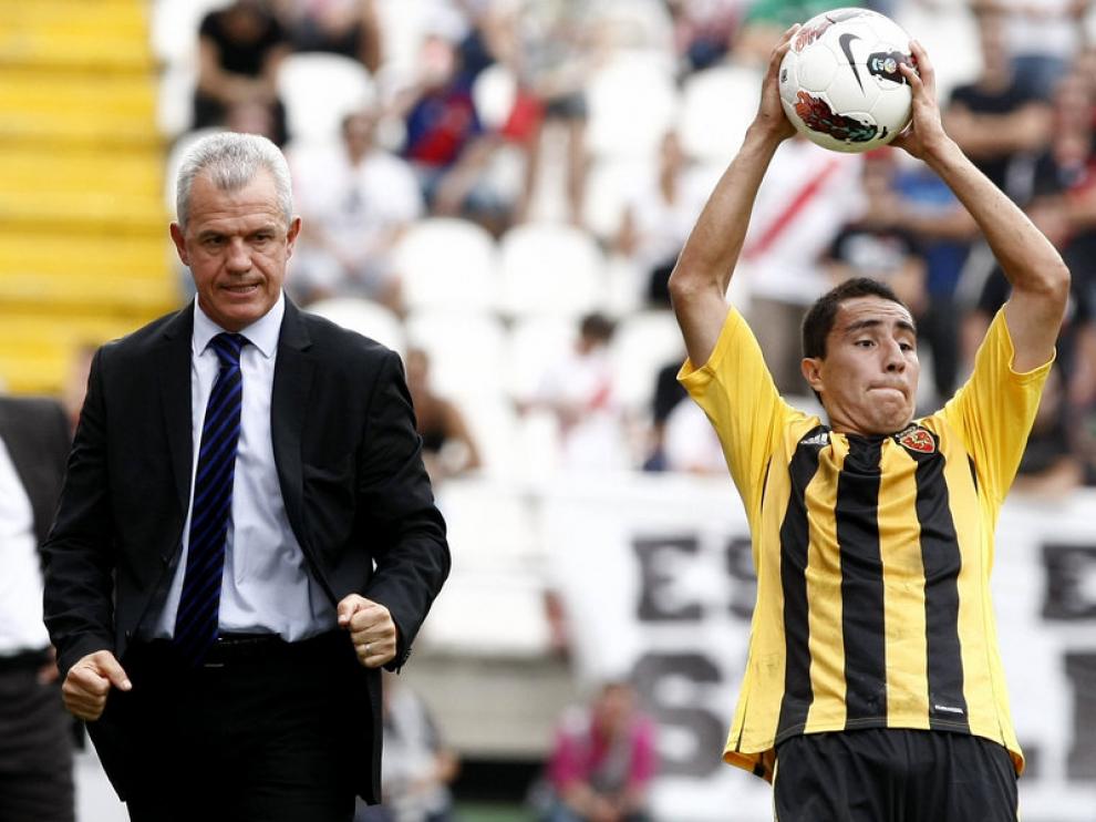 Javier Aguirre durante el partido ante el Rayo