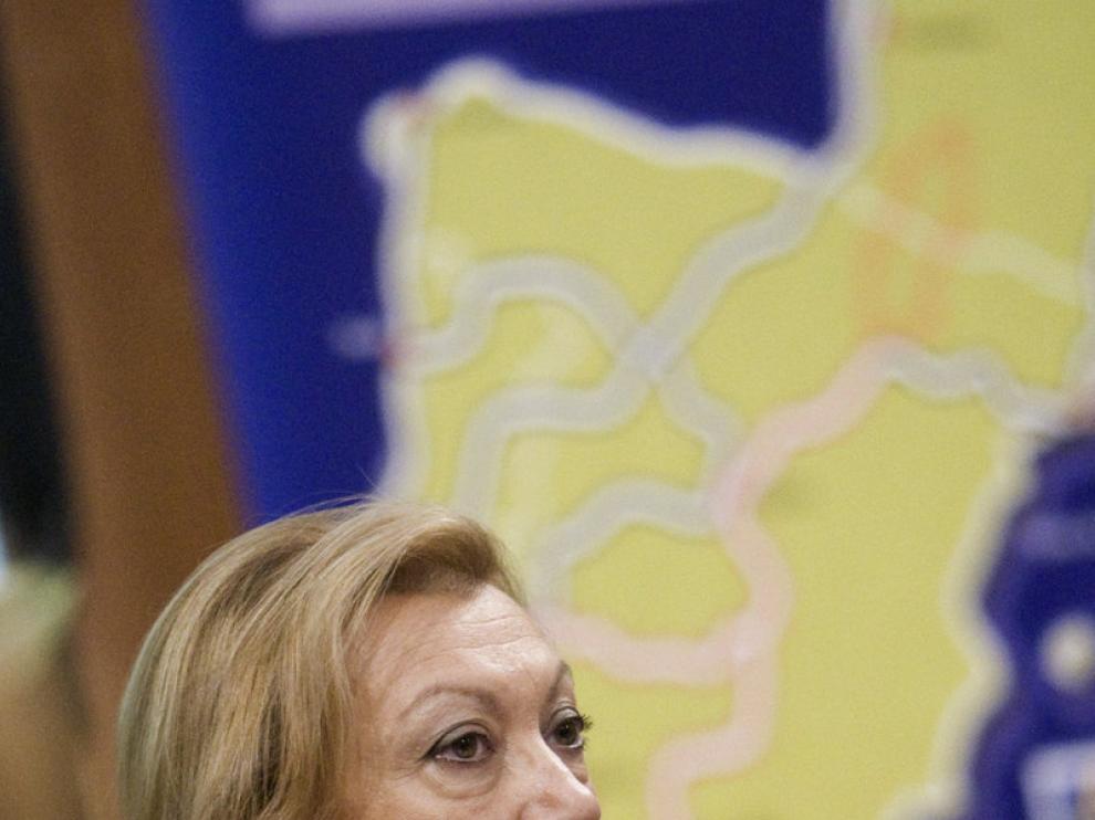 La presidenta de Aragón, Luisa Fernanda Rudi