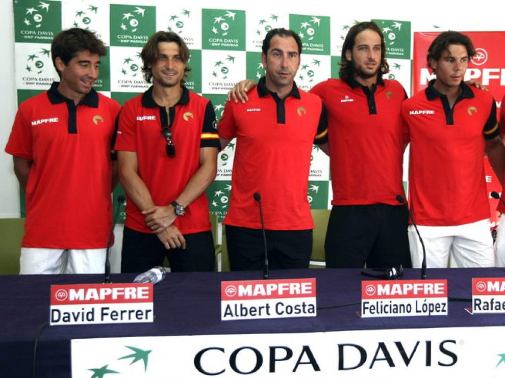 El equipo español de Copa Davis