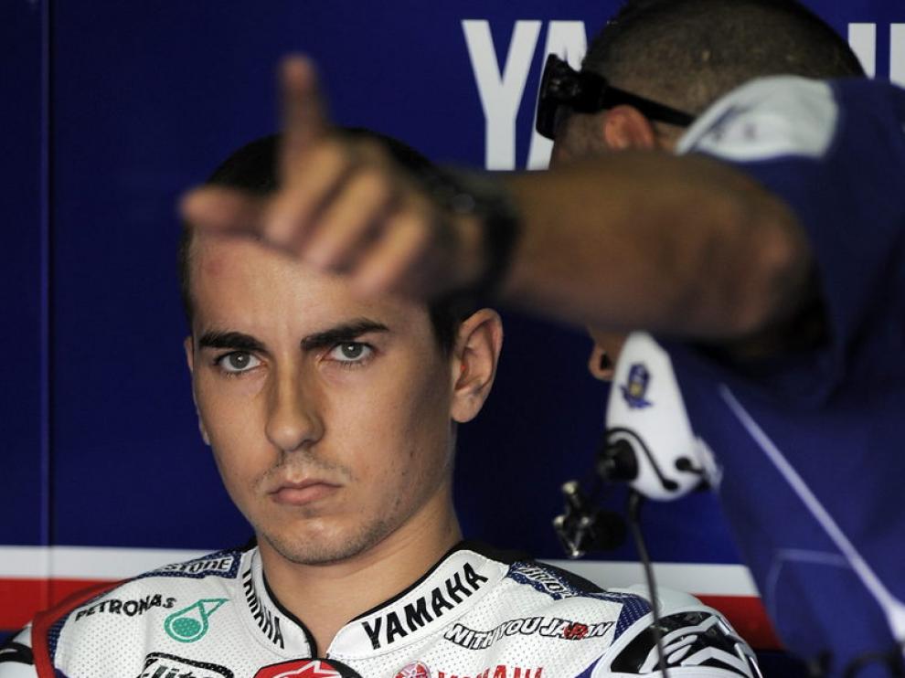 Lorenzo espera saltar a pista.