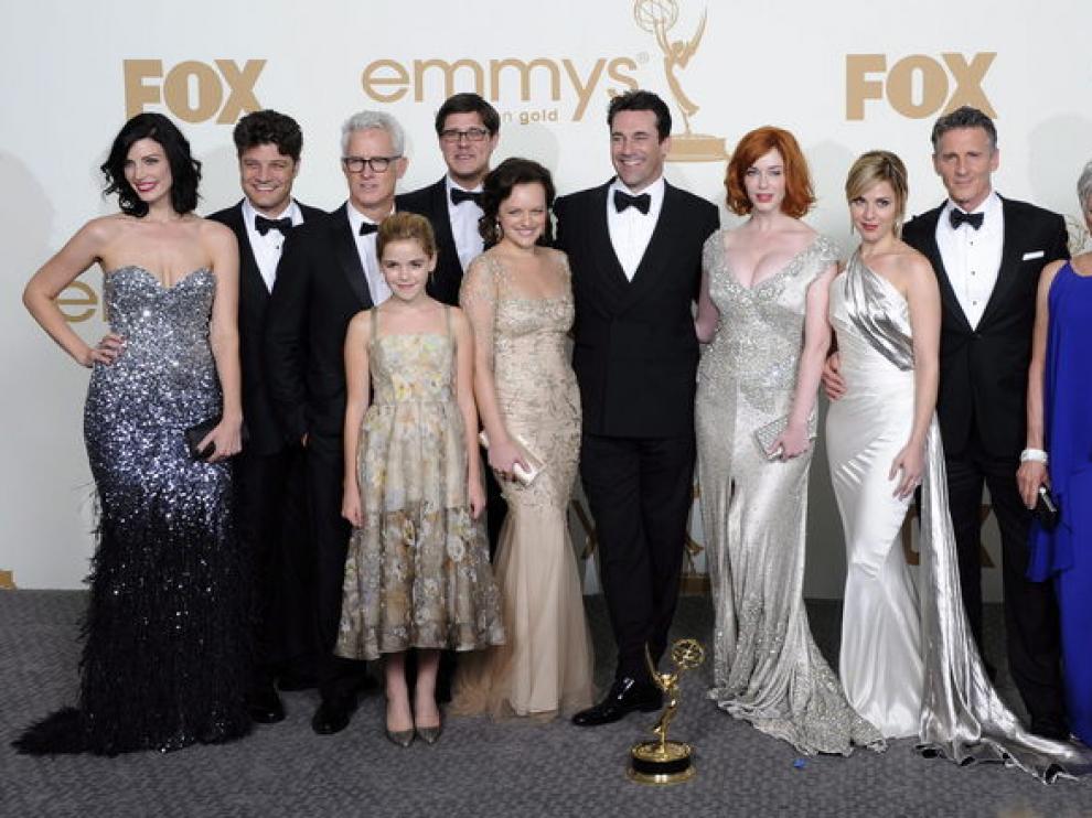 Los miembros del reparto de la serie 'Mad Men'