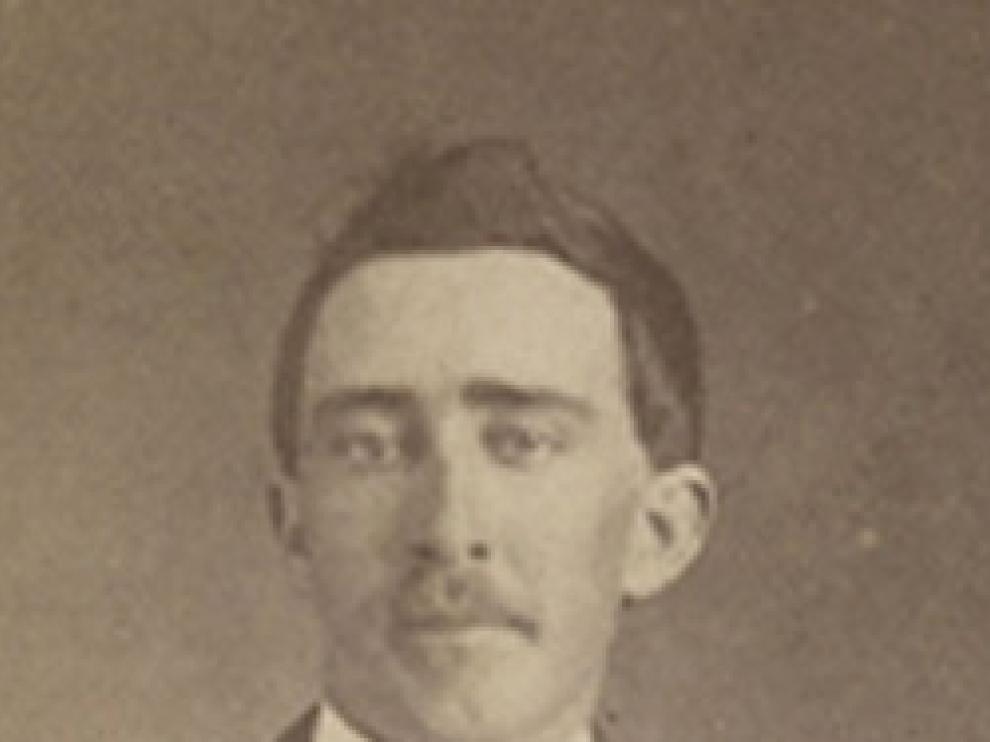 La foto subastada, de "Nicolas Cage en 1870".