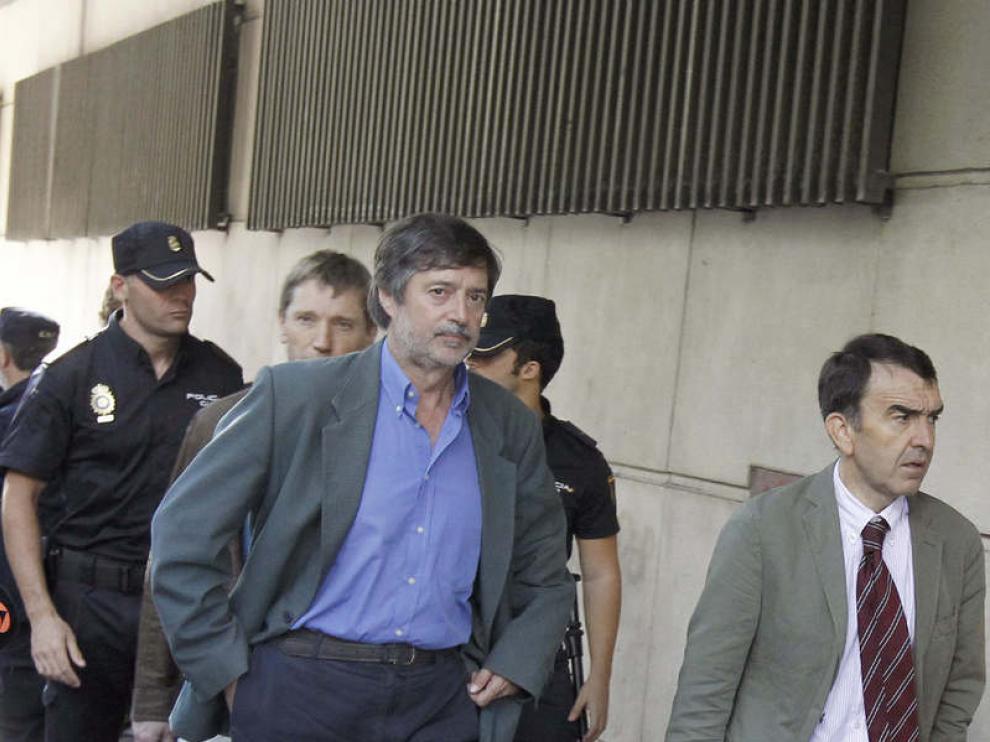 Usabiaga, a su llegada al juzgado