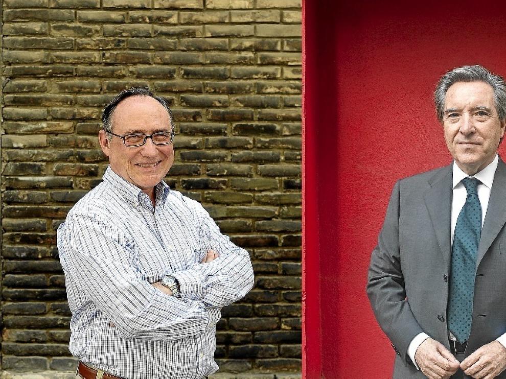 Carlos Saura (i) e Iñaki Gabilondo (d)