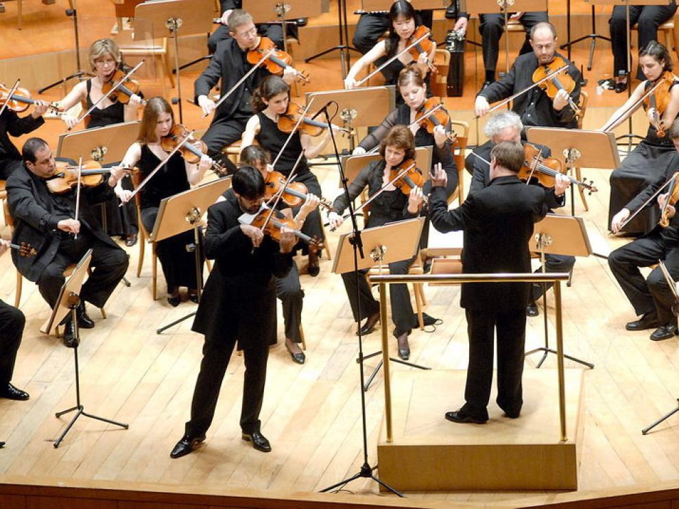 Orquesta sinfónica de la BBC, en el auditorio de Zaragoza
