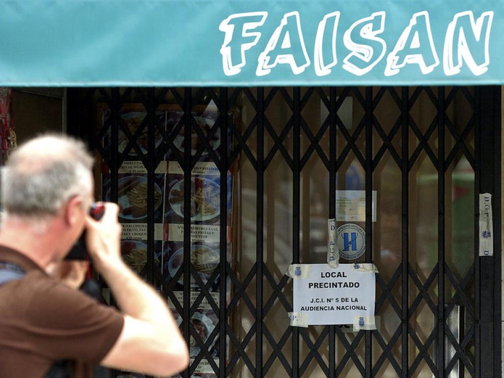 Fotografía de archivo de la entrada del bar 'Faisán', en las inmediaciones de la frontera de Irún