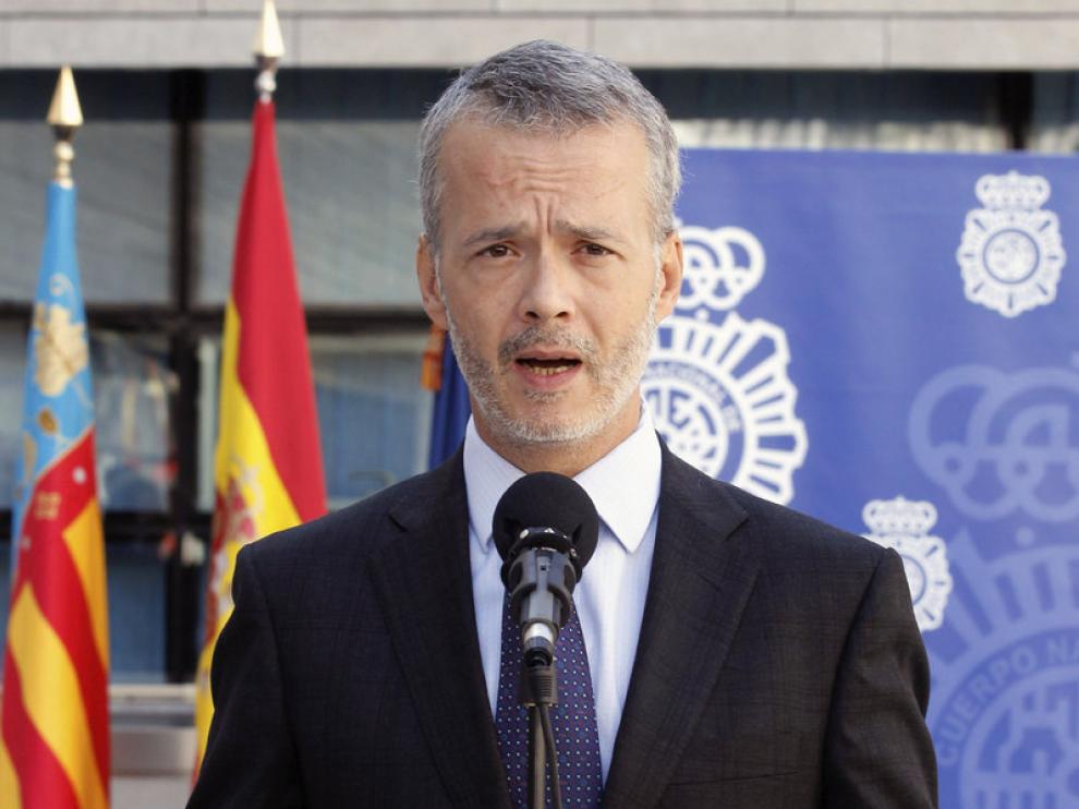El ministro del Interior, Antonio Camacho