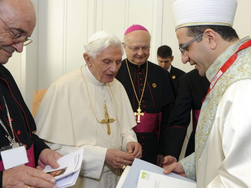 Benedicto XVI, en su visita a Berlín