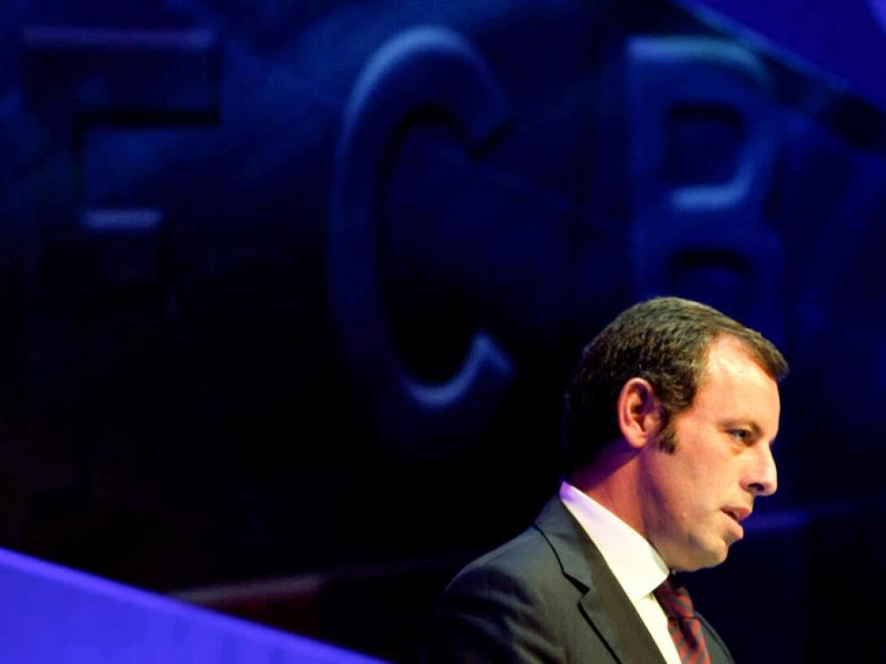 Rosell, durante su intervención