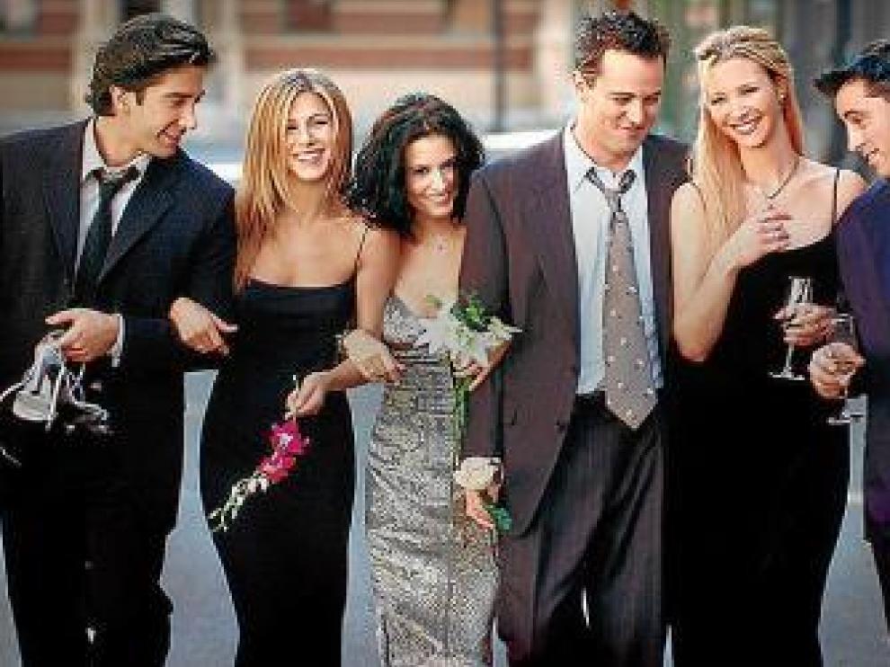 Friends'. Tras emitirse en Canal+, esta ficción pasó a la programación de Cuatro y, posteriormente, a Factoría de Ficción, donde se emite a diario.