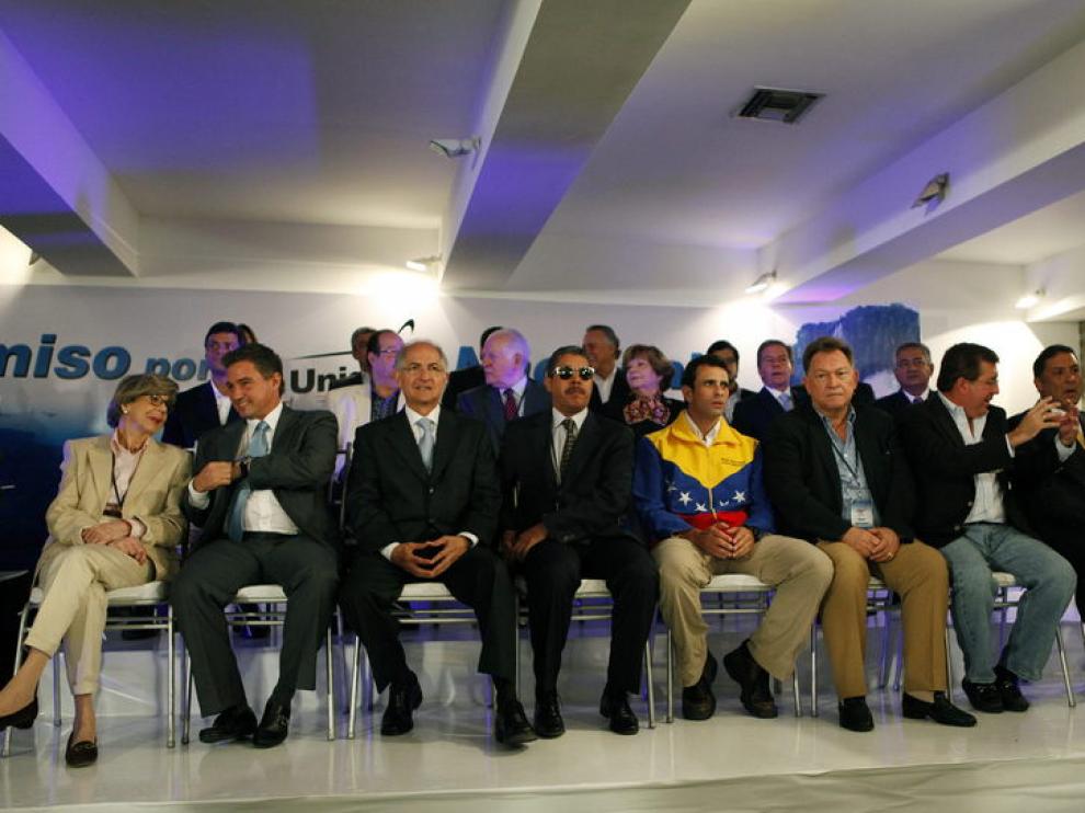 Los principales líderes de la oposición venezolana