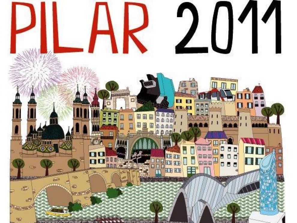 Cartel de las Fiestas del Pilar 2011