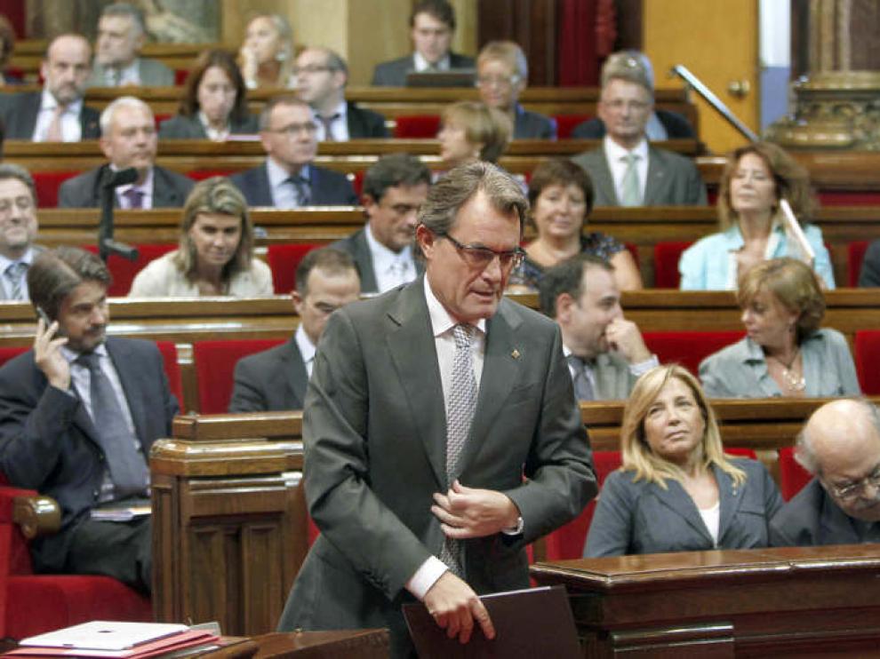 El presidente de la Generalitat, Artur Mas