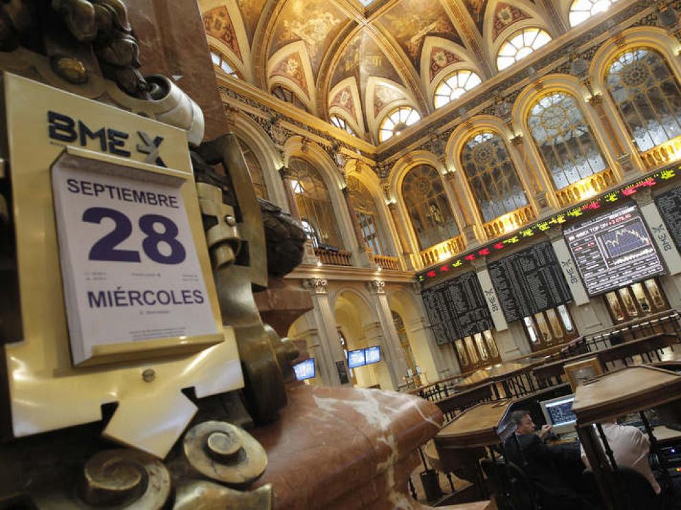 El selectivo español este miércoles minutos después del inicio de la sesión