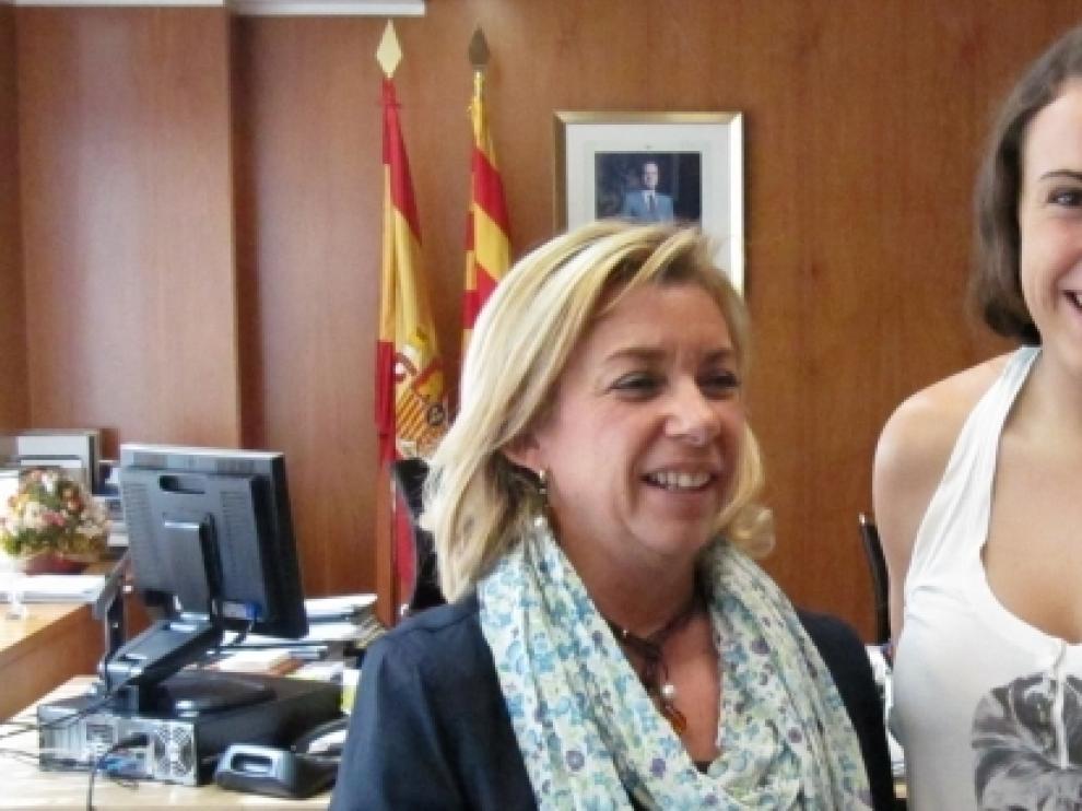 Serrat y Andrea Blas