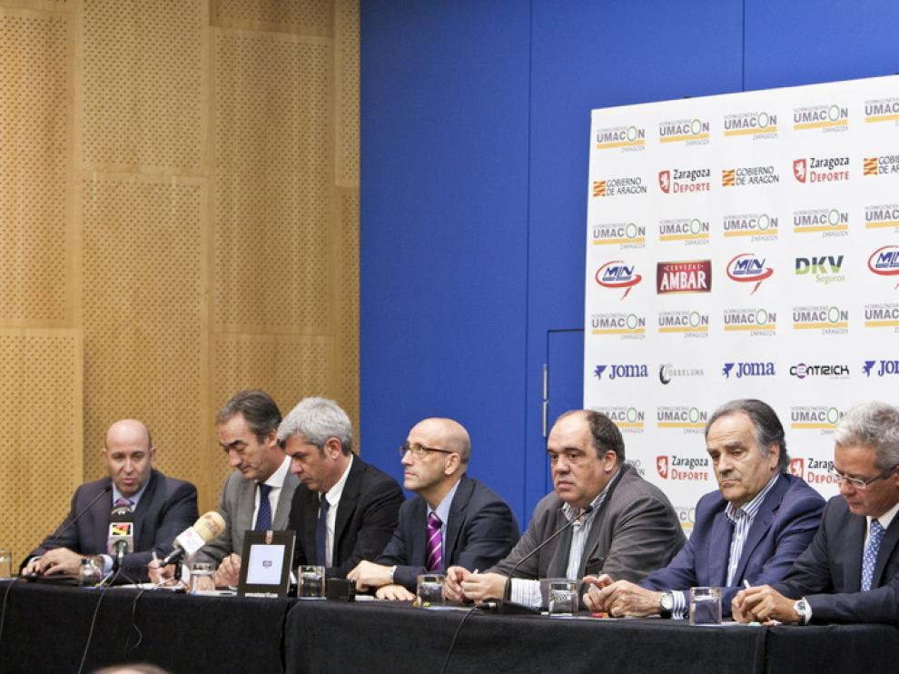 Instante de la presentación del acuerdo