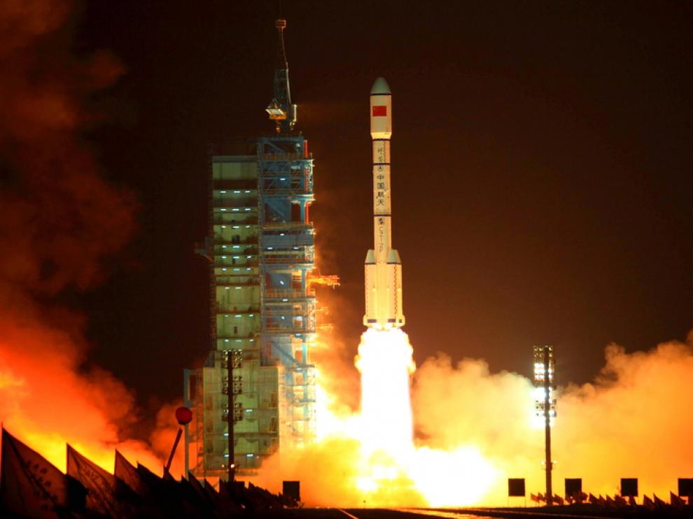 Lanzamiento del módulo espacial 'Tiangong 1'