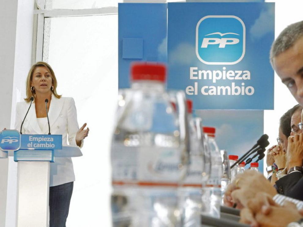 Cospedal, durante su intervención
