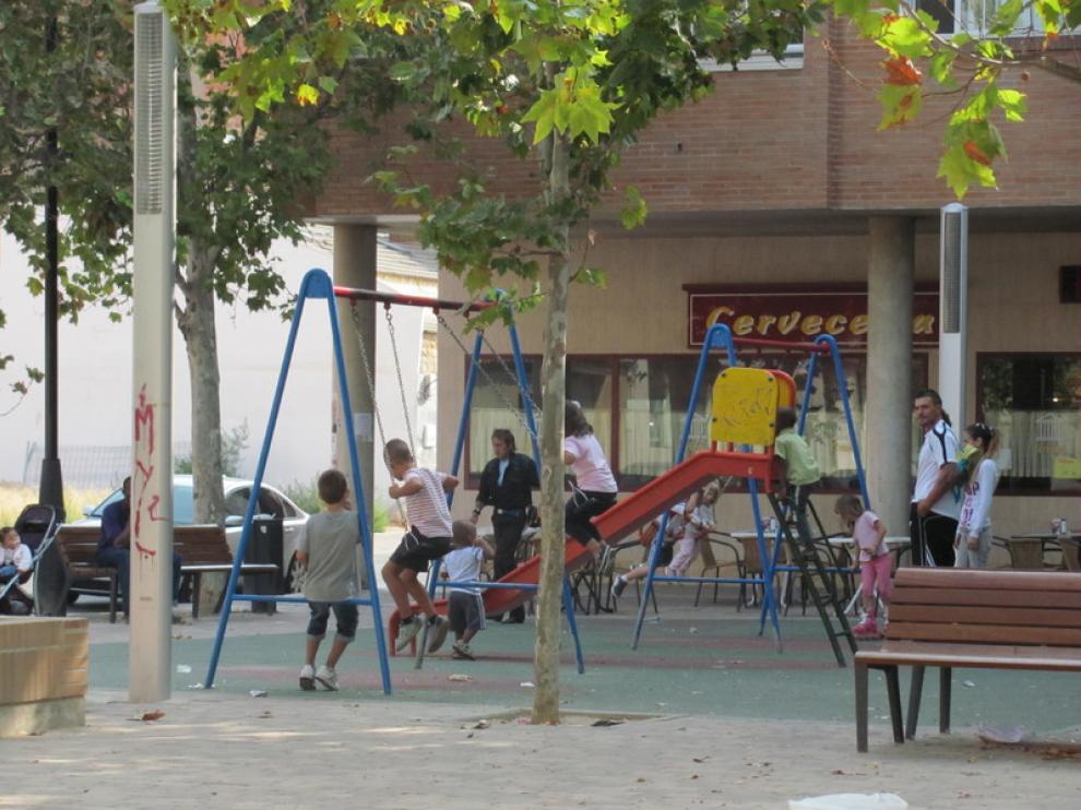 Parque de la plaza de Inmaculada de Valdefierro