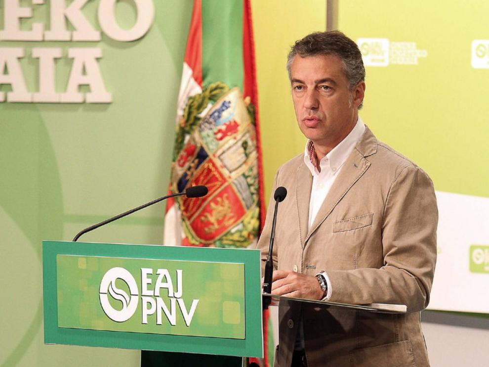 El presidente del PNV, Iñigo Urkullu