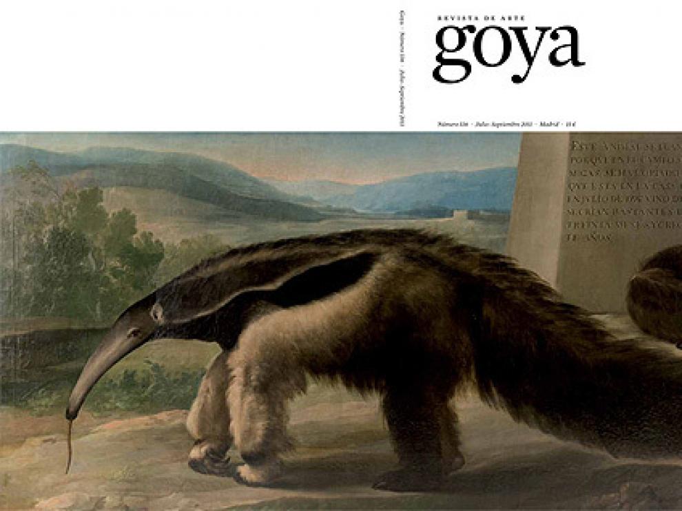 La osa hormiguera supuestamente pintada por Goya