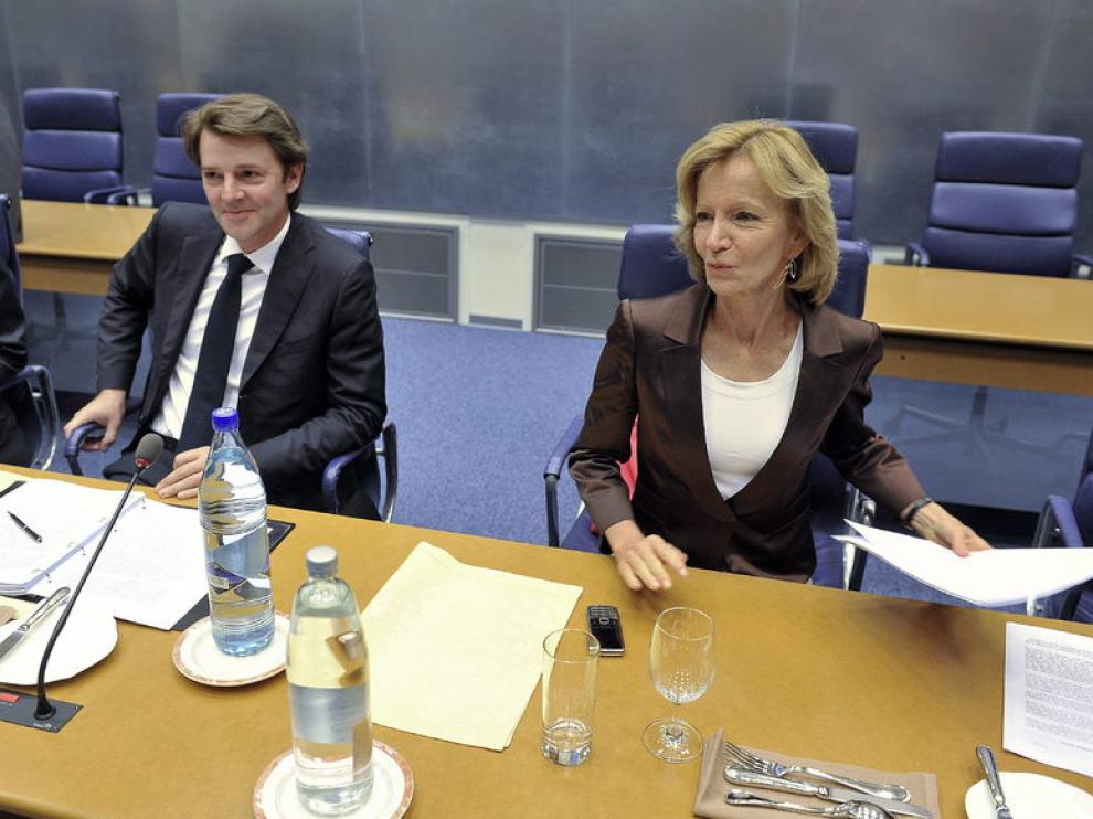 La ministra de Economía, Elena Salgado, durante la reunión