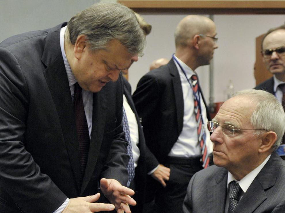 El ministro de finanzas griego, Venizelos