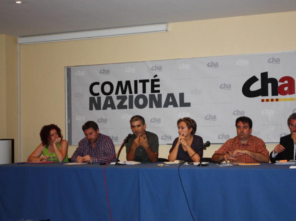 Comité Nazional de Cha, durante la reunión