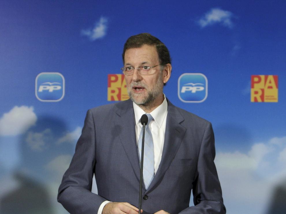 Rajoy en su reciente visita a Zaragoza