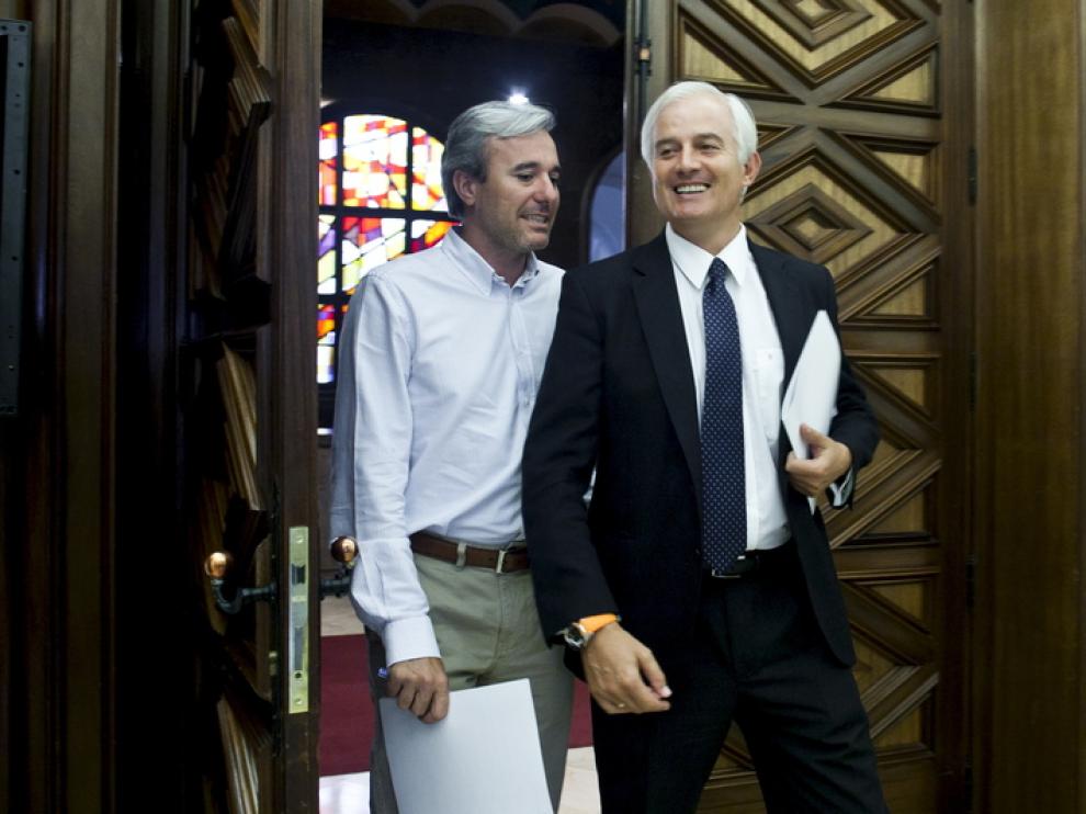 Eloy Suárez en el ayuntamiento.