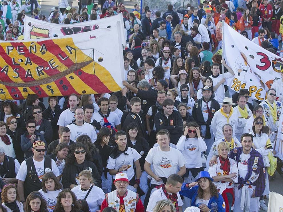 Pregón de Interpeñas 2011 en el Parque de Oriente de Zaragoza