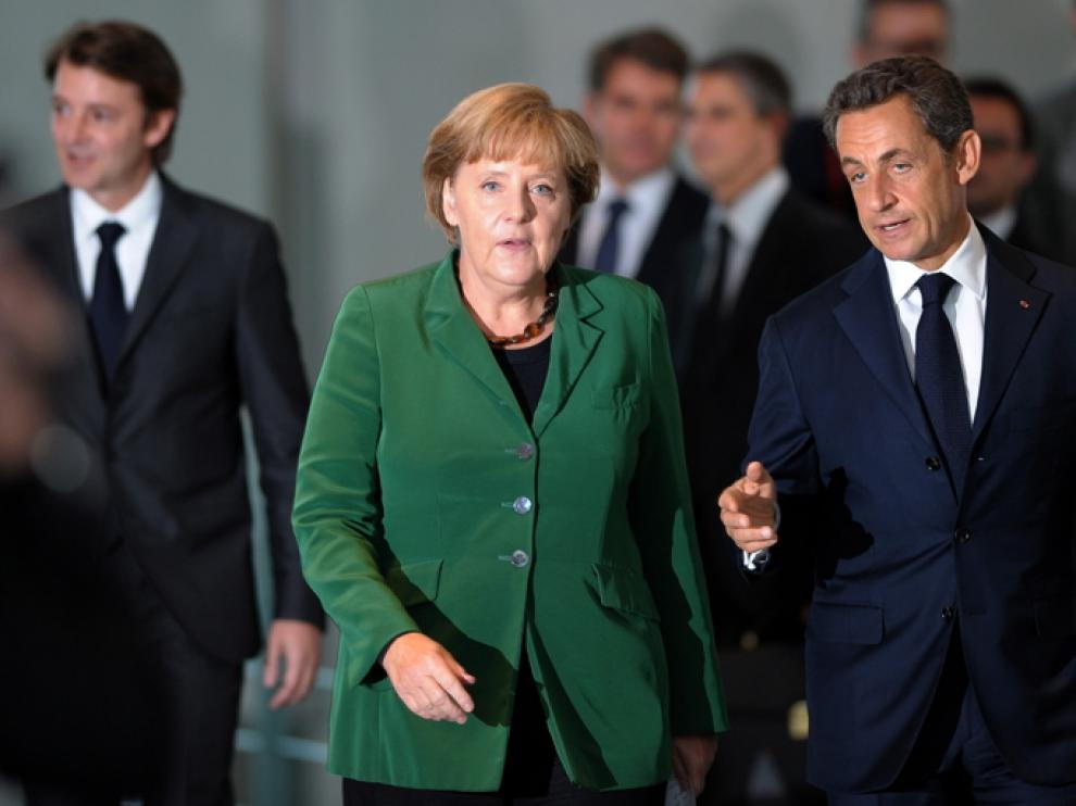 Merkel y Sarkozy