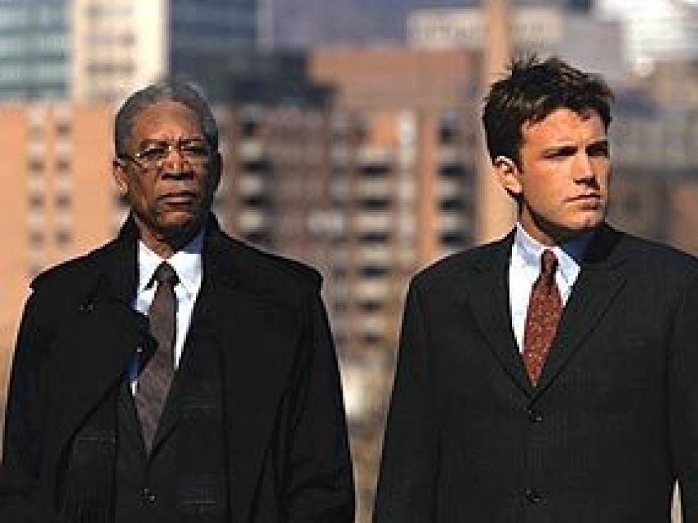 Un fotograma de la película coprotagonizada por Morgan Freeman.