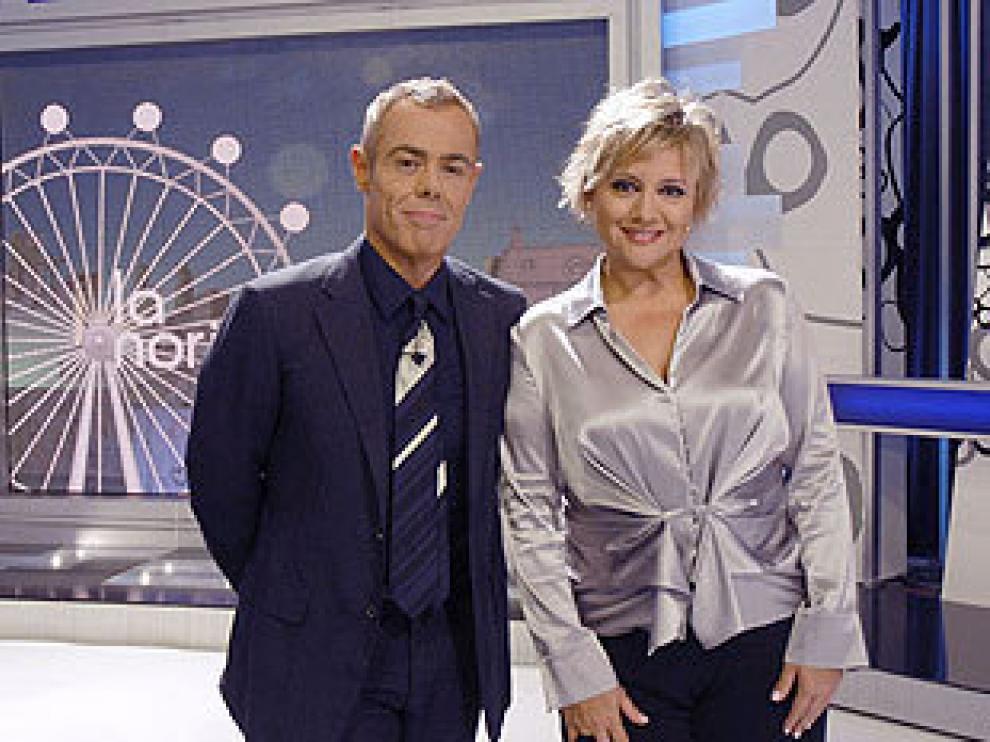 Los presentadores de La Noria