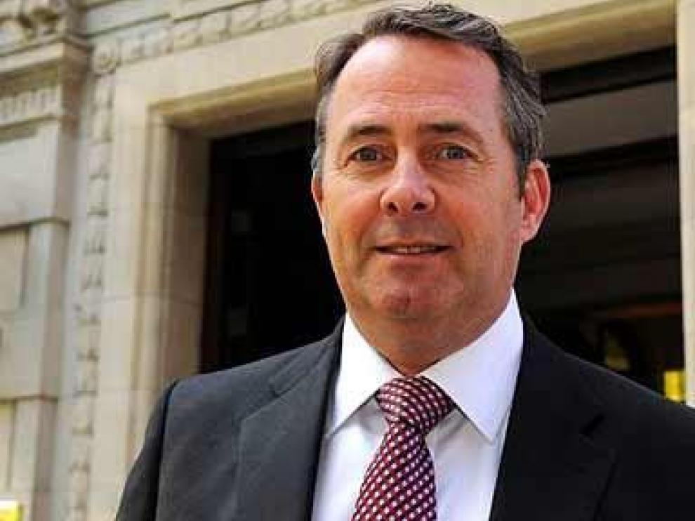 El ministro de Defensa británico Liam Fox