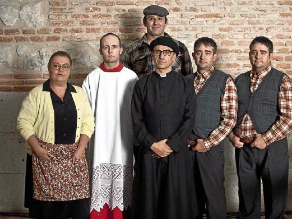 Los superhéroes de la Patrulla Alcafrán, personajes de la serie de humor de José Mota.